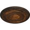 Ekena Millwork Carton Smooth Ceiling Medallion (Fits Canopies up to 9 1/8"), Hand-Painted Rust, 29 1/8"OD x 1 1/2"P CM29CARUS - alternate 2